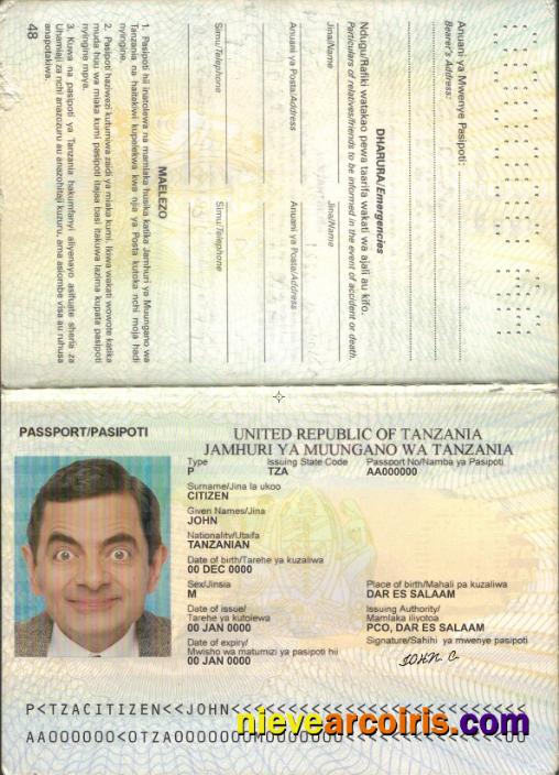 Tanzania passport